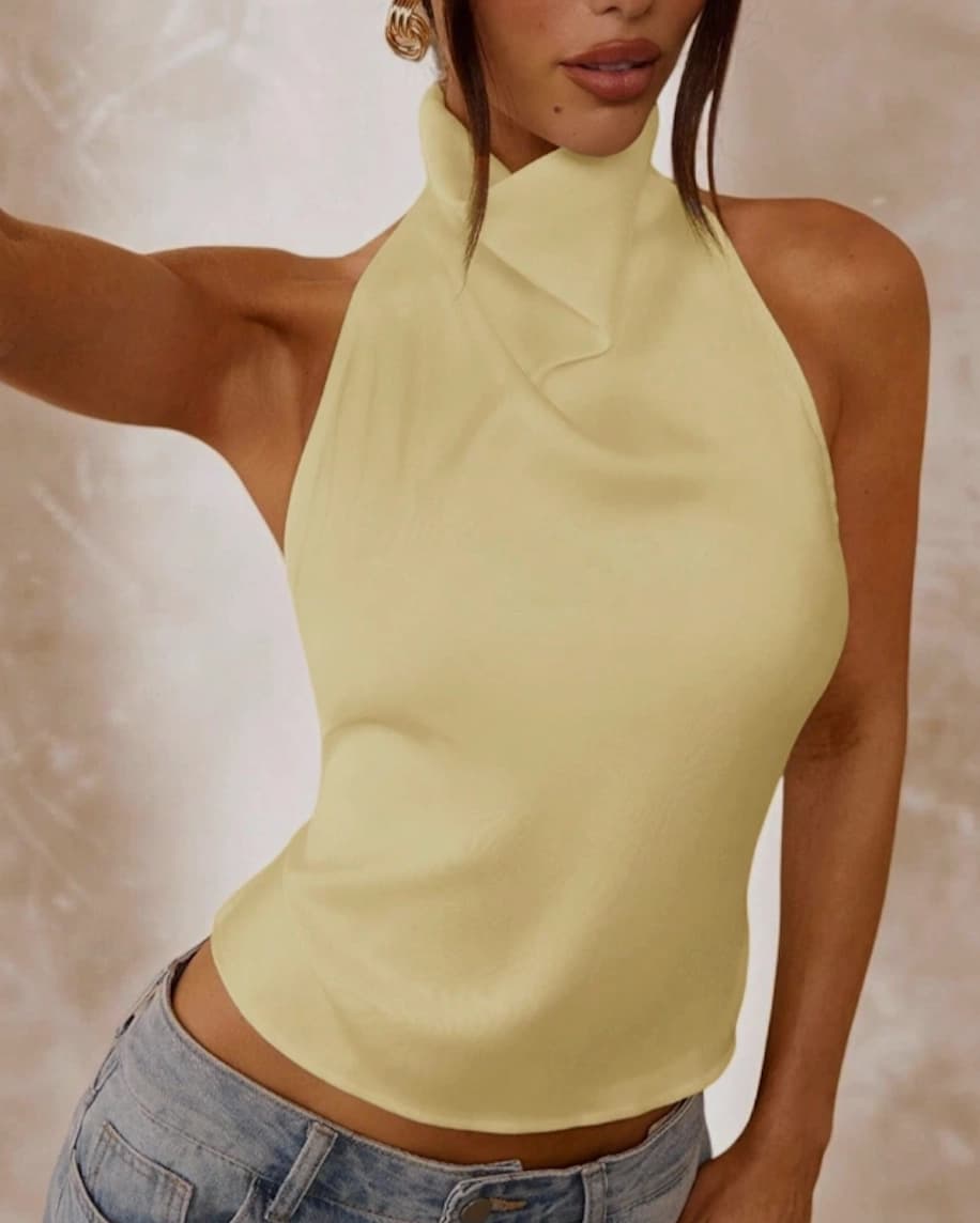BLU-SH Cuello Simétrica - Amarillo